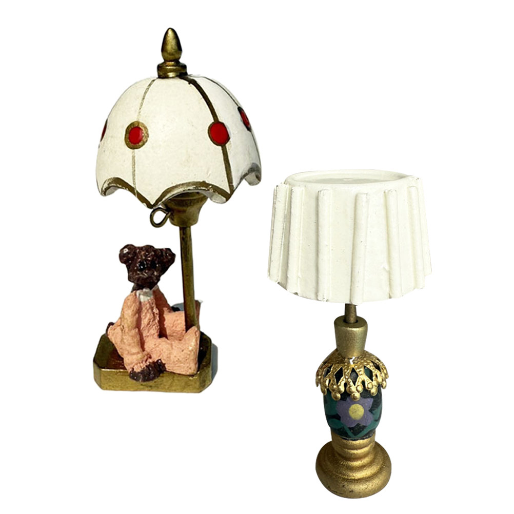 Photography Lighting Design - 2Pcs Miniature Table Lamps Bear Designed