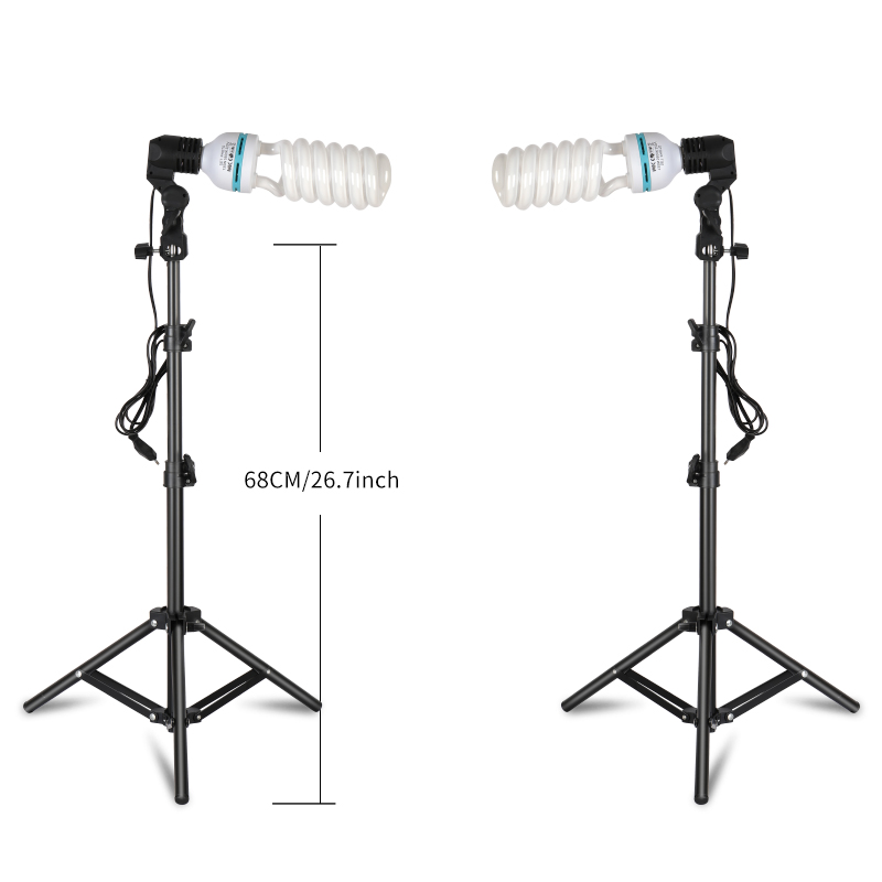 Photography Lighting Kit Portable - 2 Piece 135W 5500K Photography Lighting