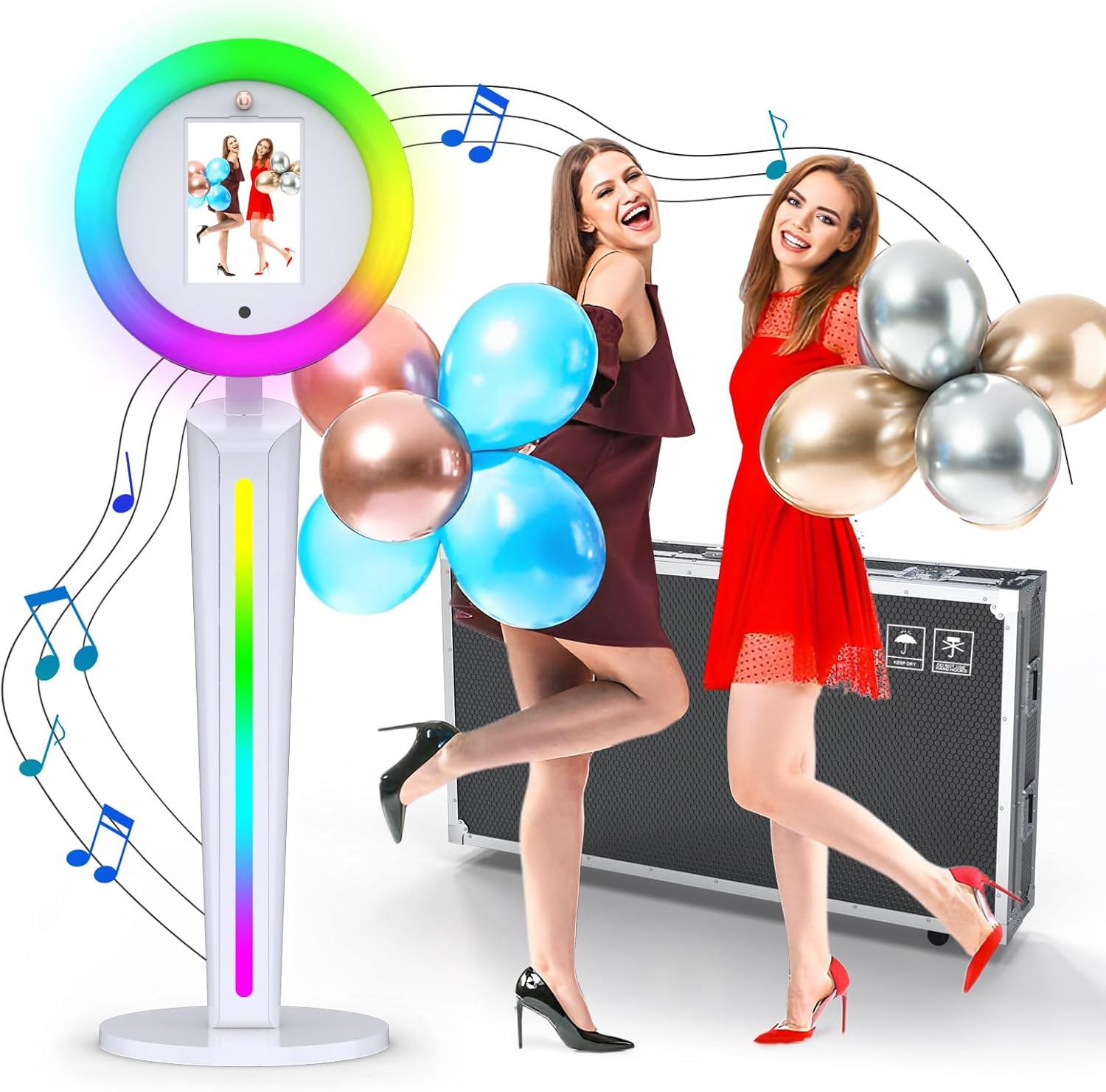 Photography Lighting Kit Portable - Neson Portable iPad Photo Booth Machine