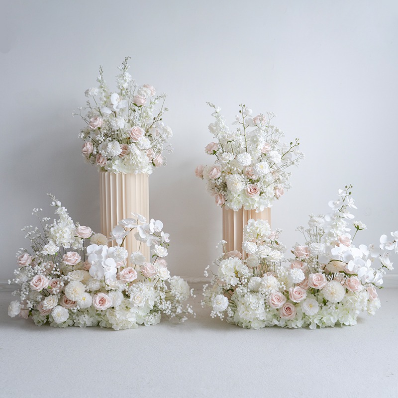 Photography Artificial Lighting - High-quality light pink and white rose