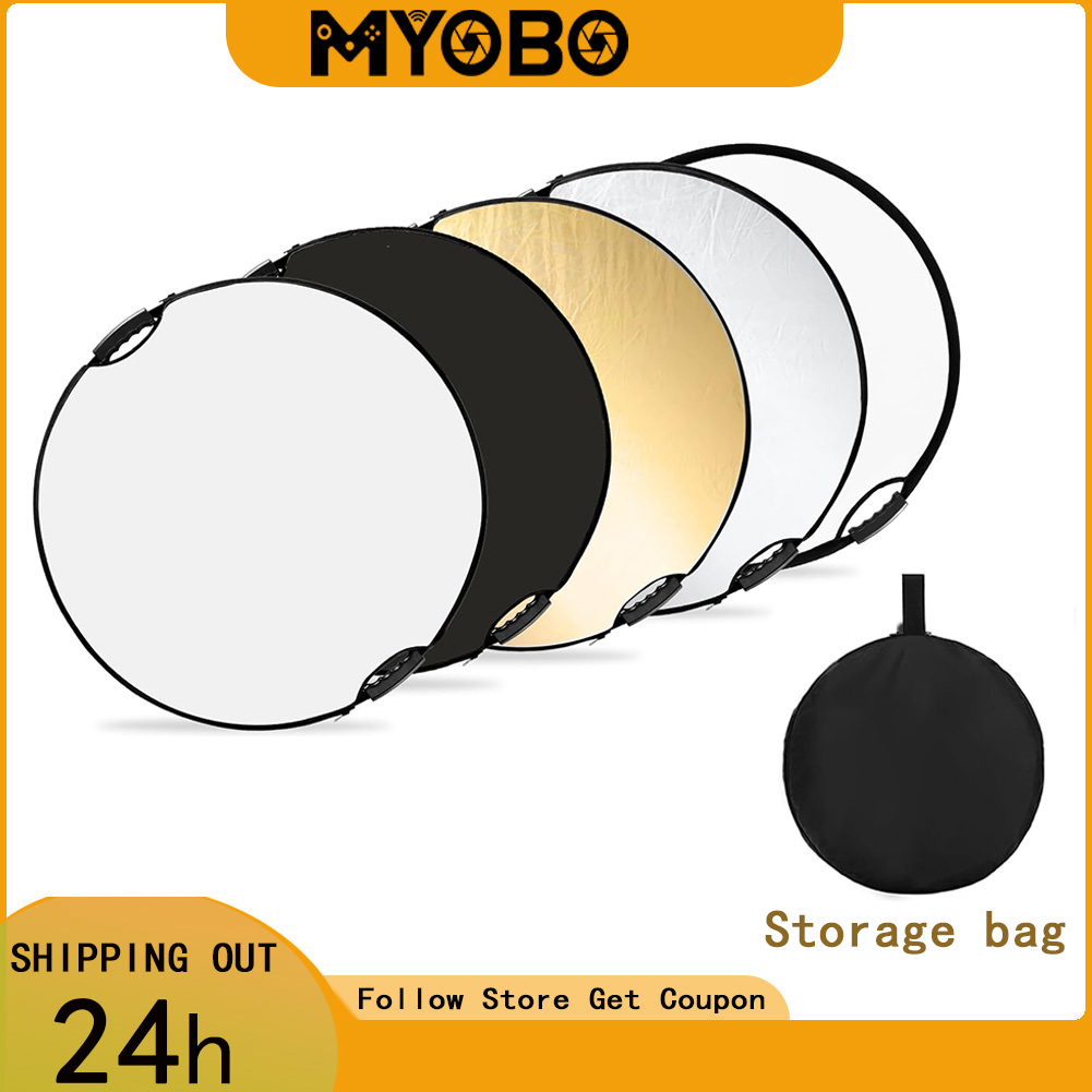 Photography Lighting For Studio - MYOBO Reflector Photography Collapsible Light Reflector