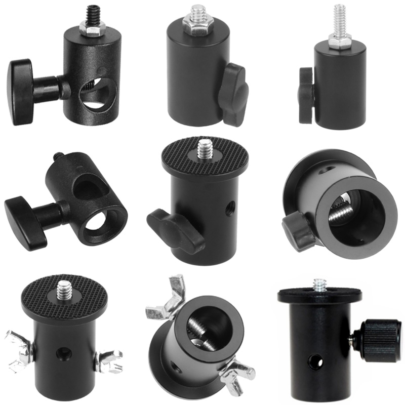 Photography Lighting Mount - Tripod Light Stand Adapter 1/4