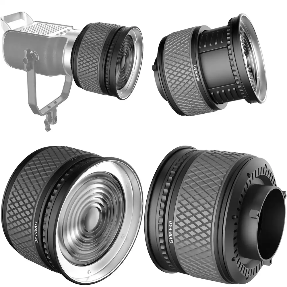 GVM Official F40 Fresnel Lens  - Photography Lighting Design review and price