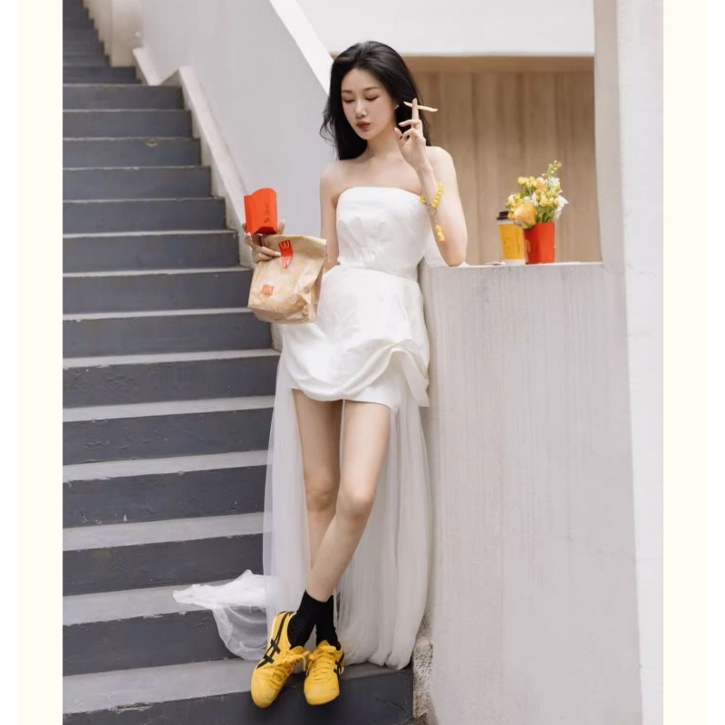 French White Strapless Morning - Photography Of Lighting review and price