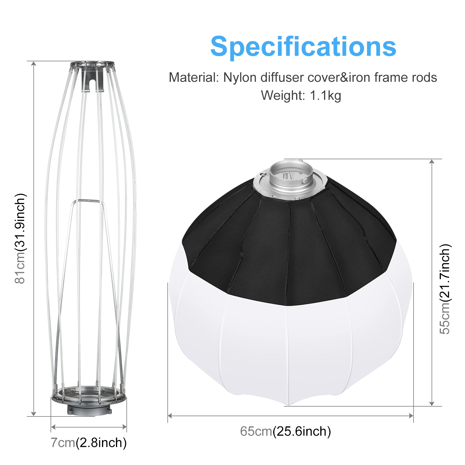 PULUZ 65cm Foldable Lantern So - Photography Lighting Mount review and price