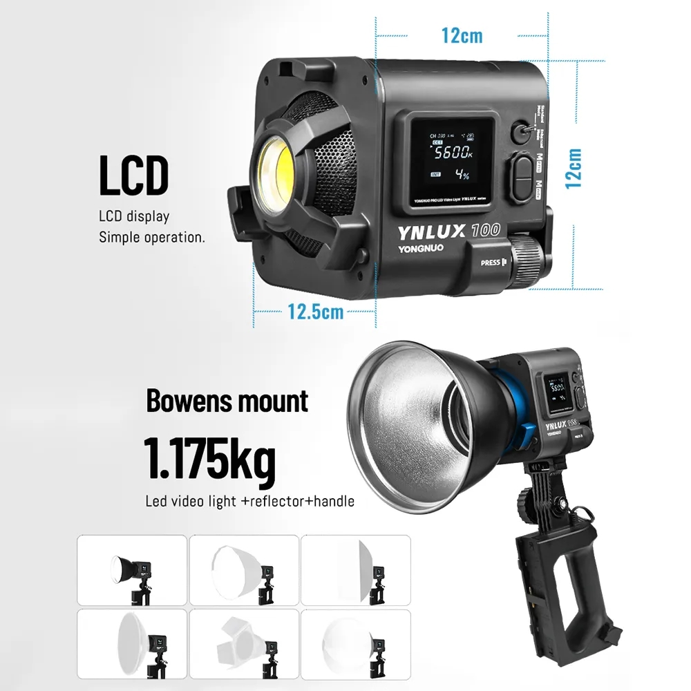YONGNUO YNLUX100 100W 3200K-56 - Photography Lighting For Studio review and price