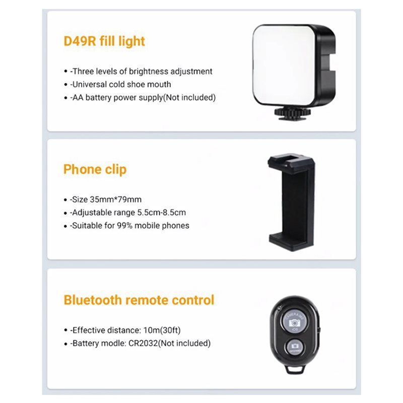 B29C-Portable Smartphone Video - Photography Lighting Kit Portable review and price