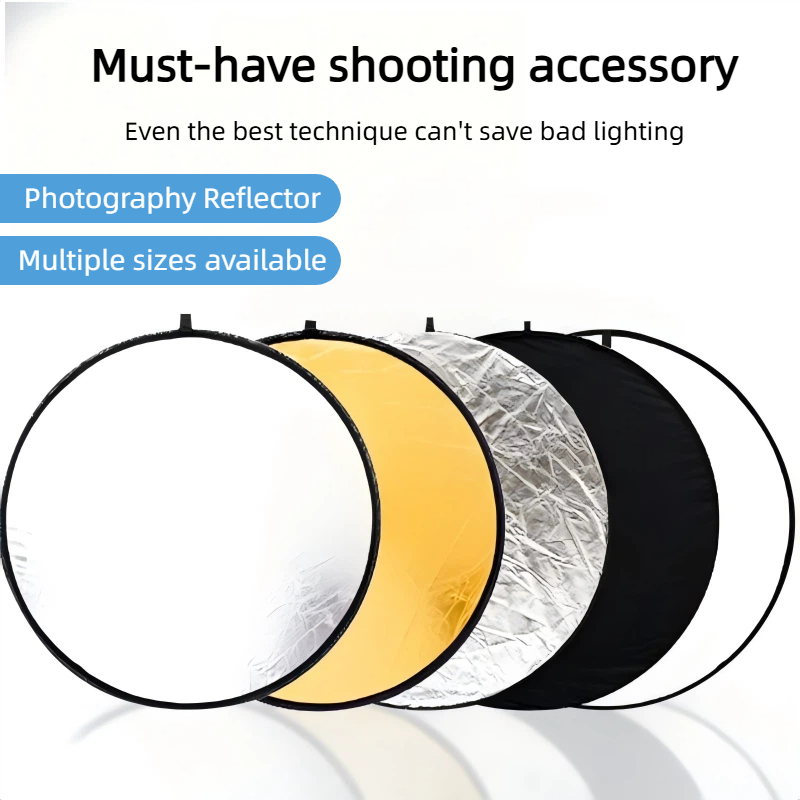 2-in-1 Dual Sided Gold Silver  - Photography Lighting Kit Portable review and price