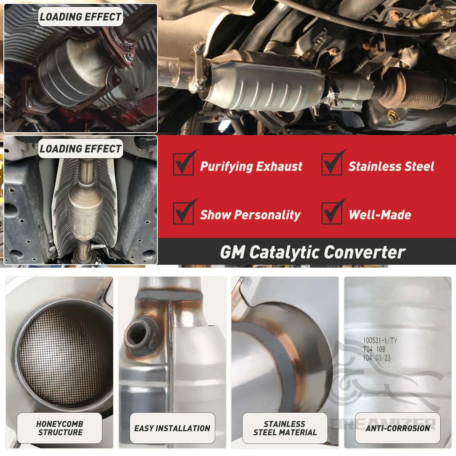 Three-Way Catalytic Converter  - Honeycomb Grid Filter review and price