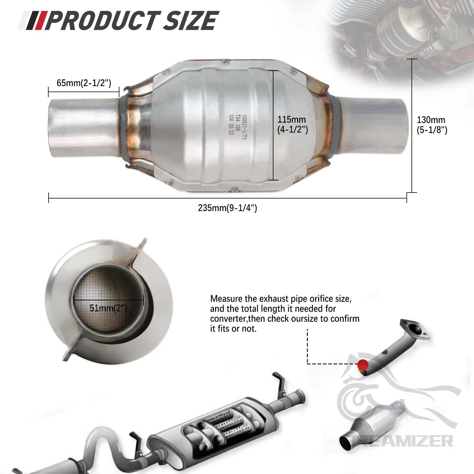 Three-Way Catalytic Converter  - Honeycomb Grid Filter review and price