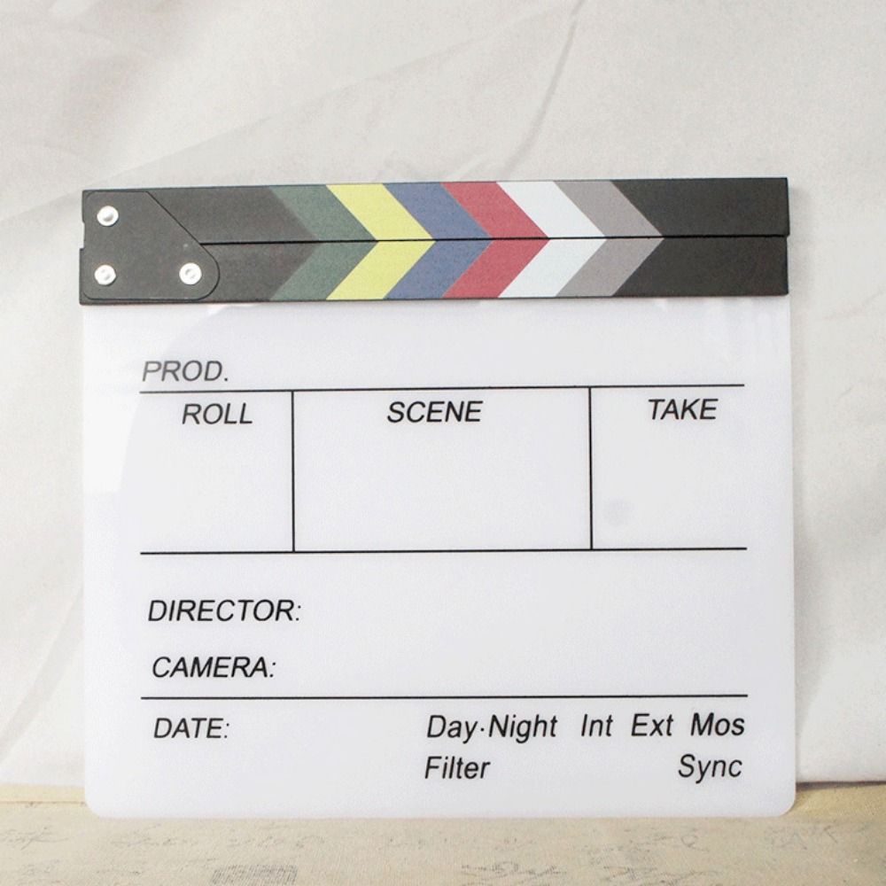 Acrylic Regisseur Scene Clappe - Photography Lighting Led review and price