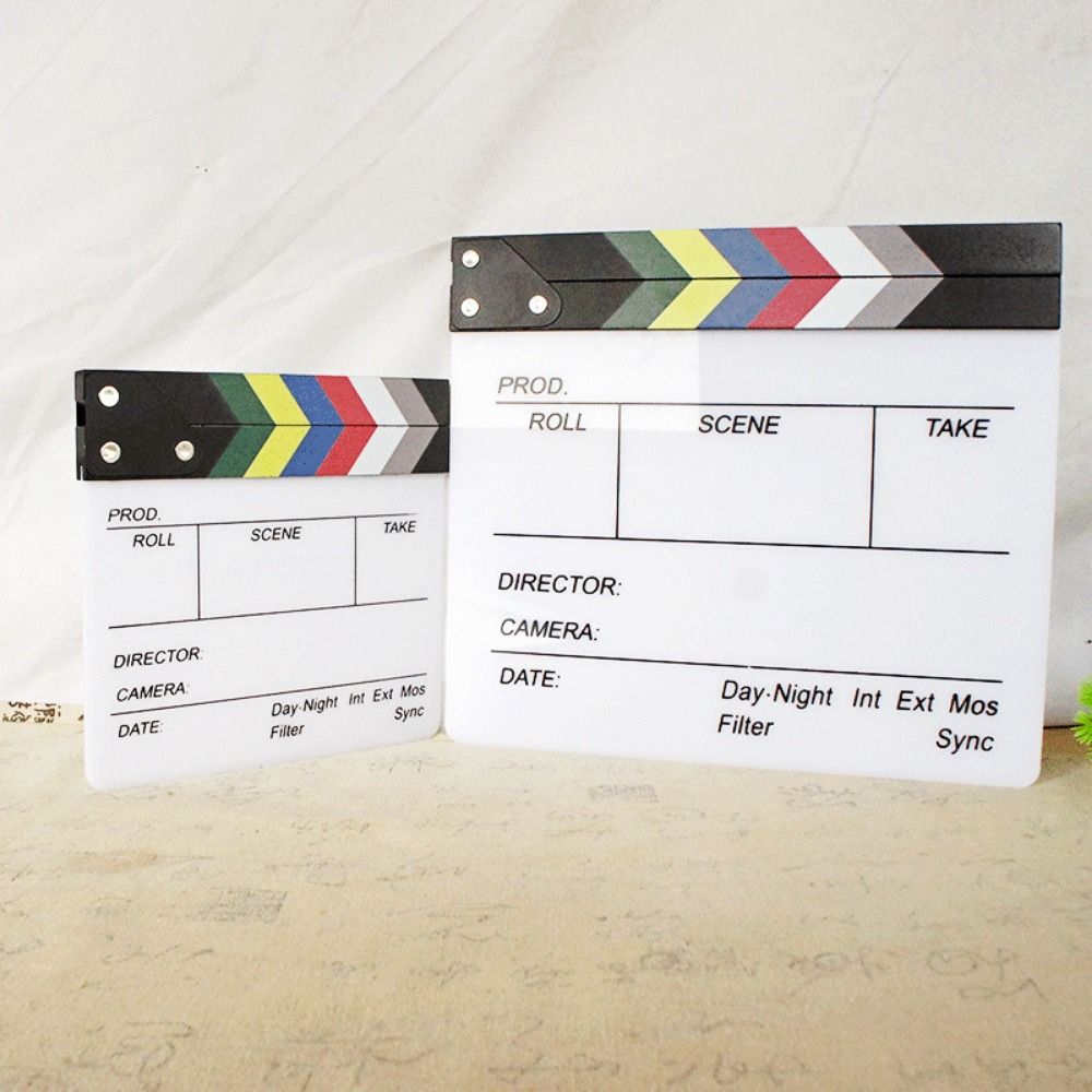 Acrylic Regisseur Scene Clappe - Photography Lighting Led review and price