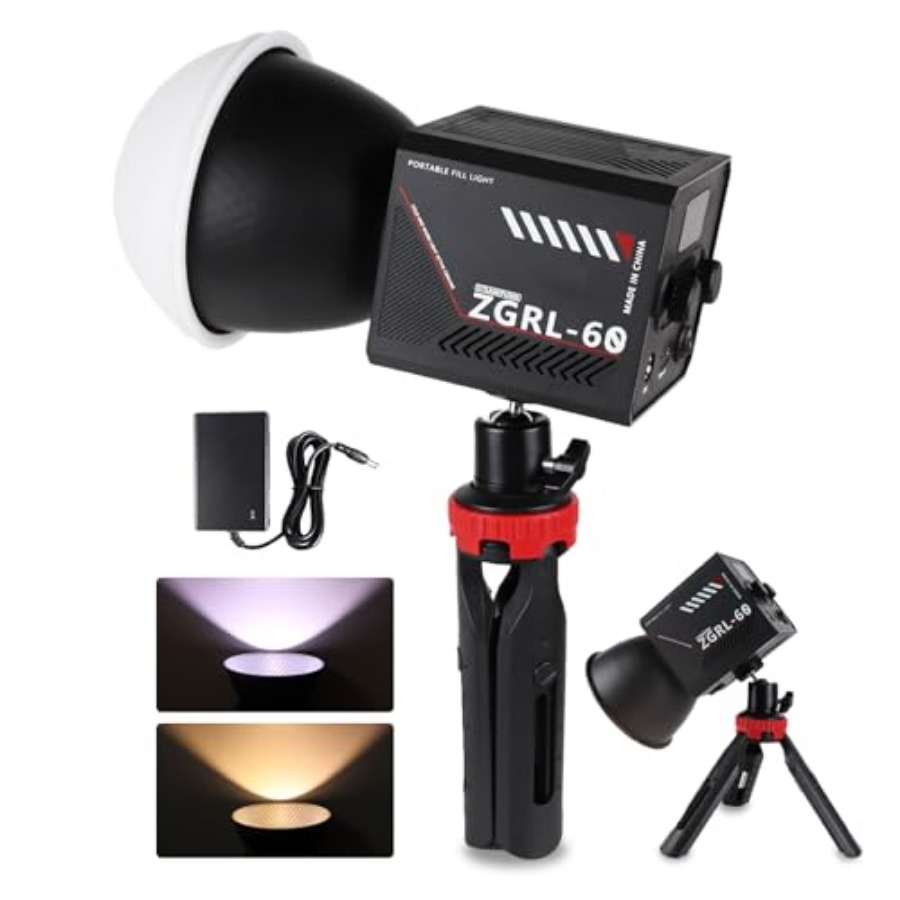 60W COB LED Video Light Handhe - Photography Lighting For Studio review and price