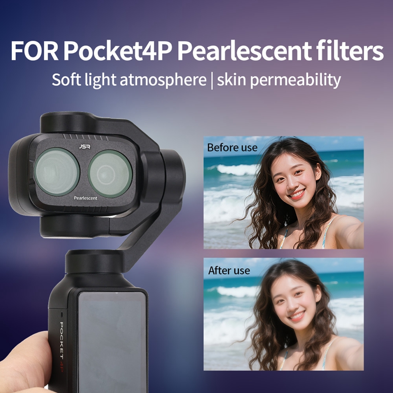 For DJI Osmo Pocket 4P Camera  - Lighting Glass Photography review and price