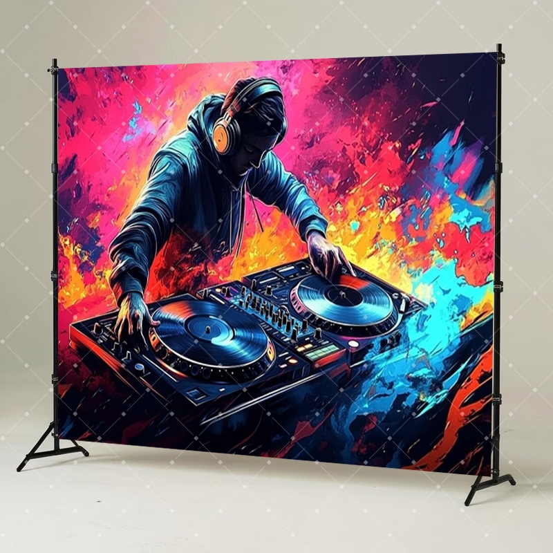 Hip Hop Music DJ Party Decorat - Photography Lighting For Studio review and price