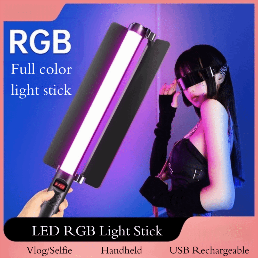 Handheld LED RGB Light Stick C - Photography Lighting For Studio review and price