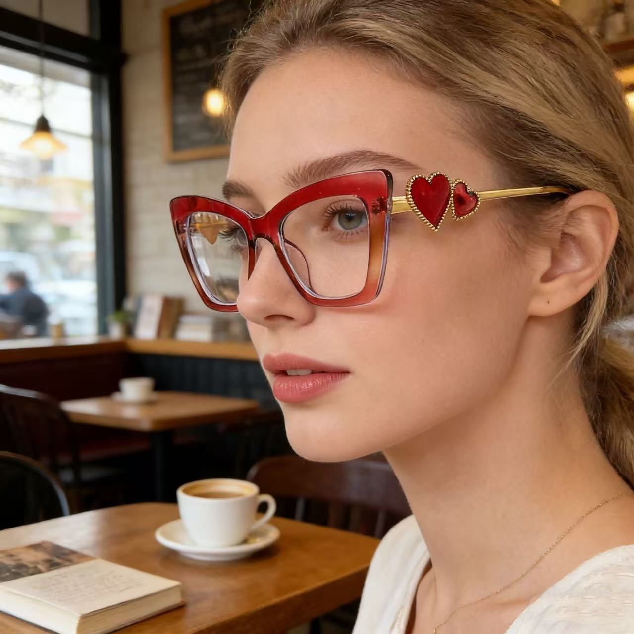 Fashion Eyeglasses for Woman L - Lighting Glass Photography review and price