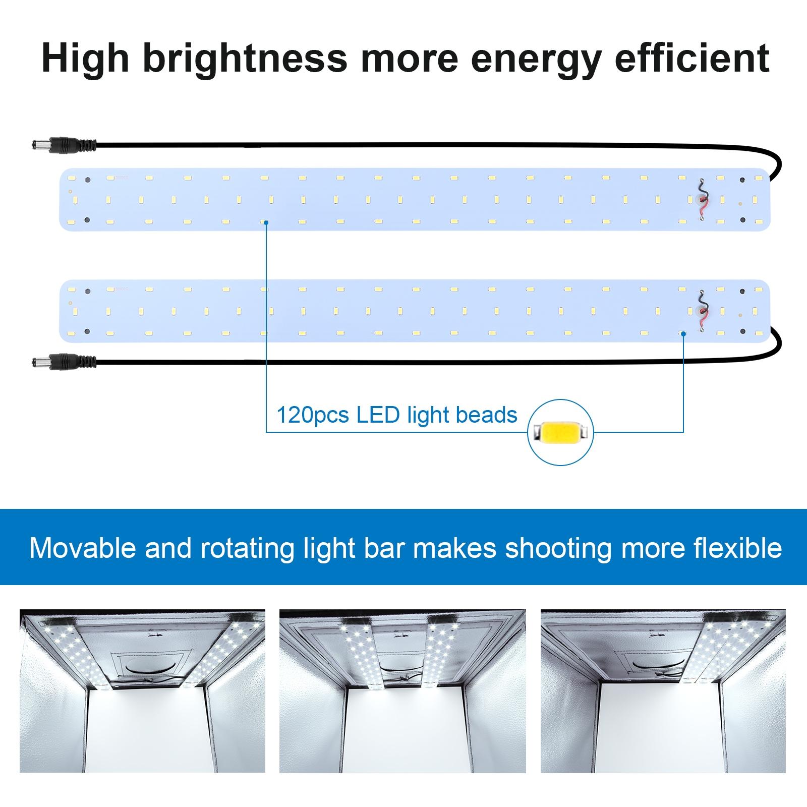 PULUZ 60cm Photo Studio Light  - Photography Lighting Backdrop review and price