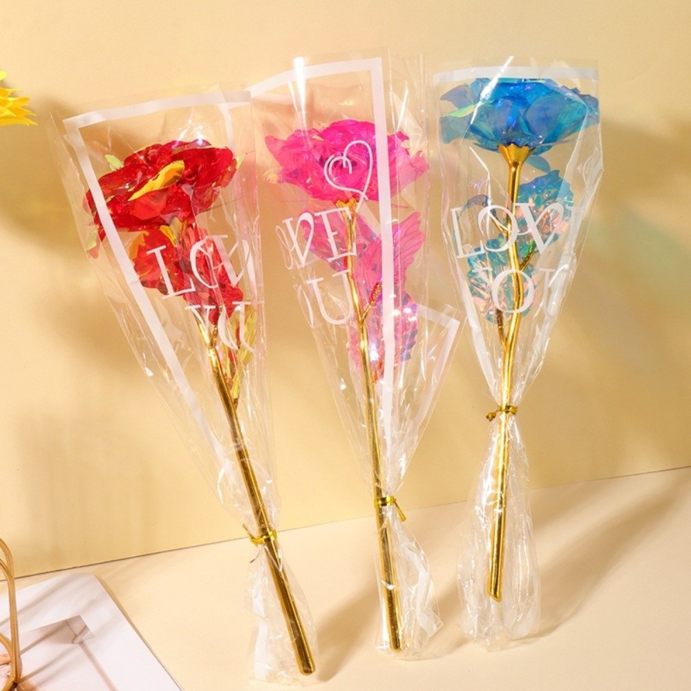 Glowing Gold Foil Rose Flower  - Photography Artificial Lighting review and price