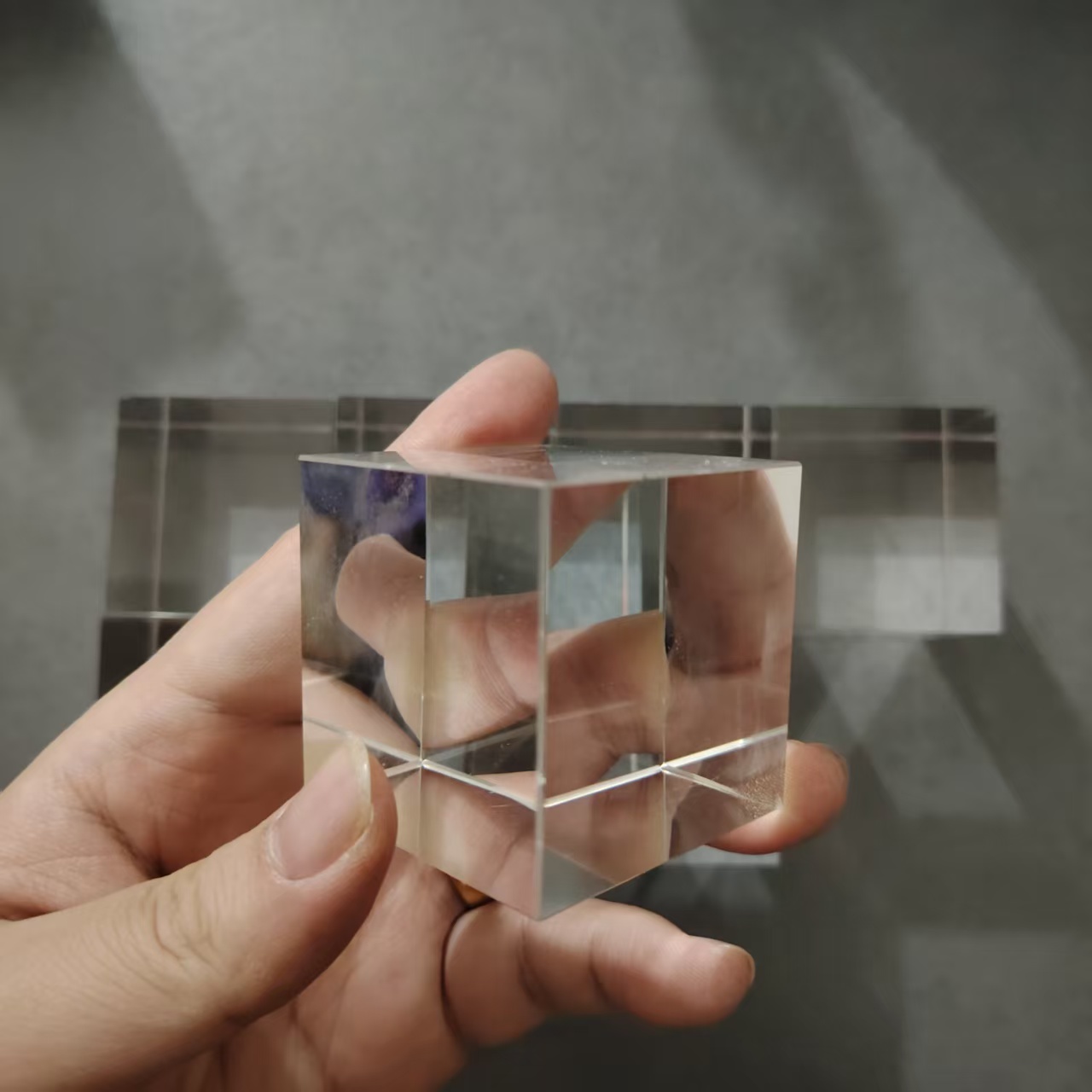 2 Pcs K9 Glass Cube Prism Righ - Lighting Glass Photography review and price