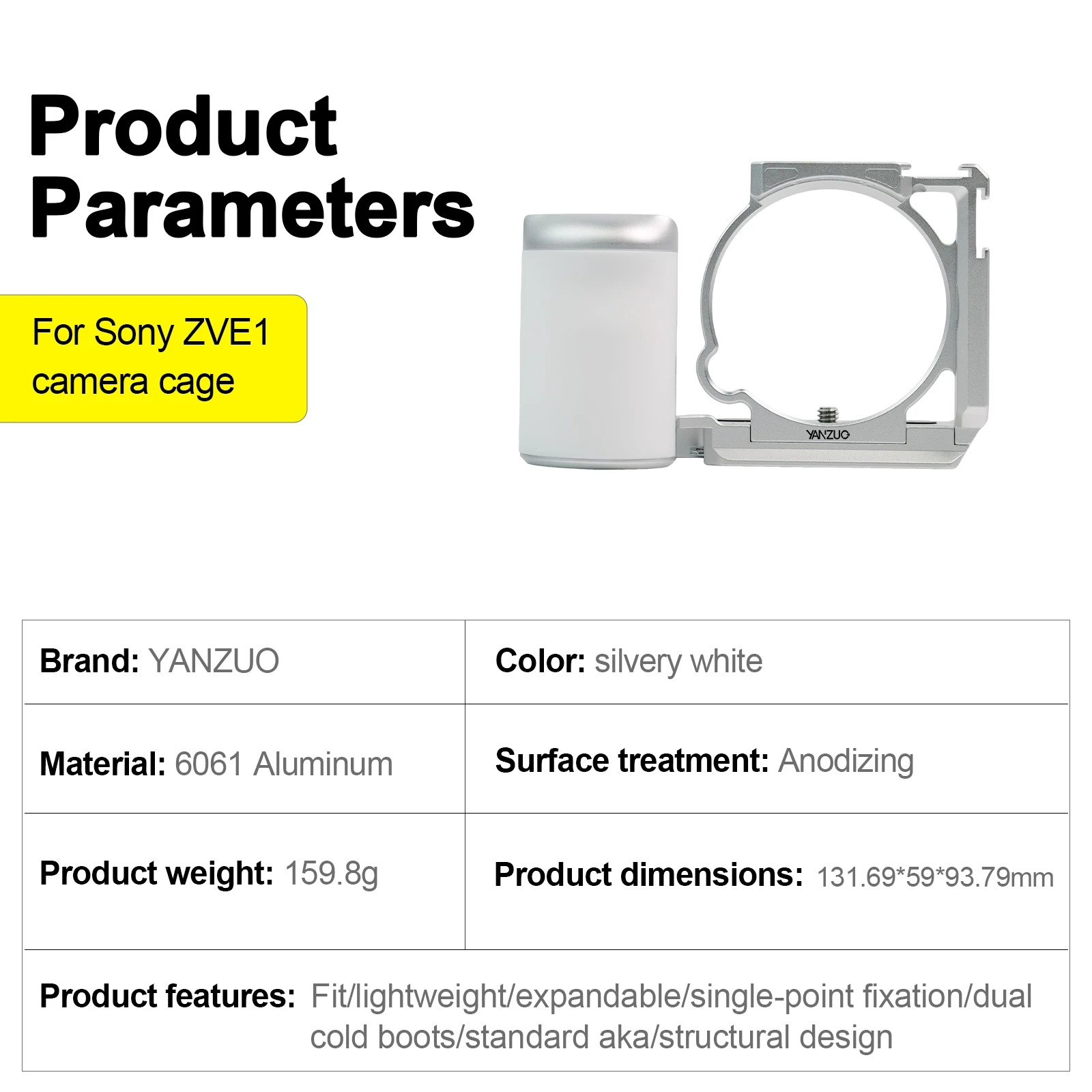 YANZUO ZV-E10 Camera Cage Alum - Sony Camera Zv-E10 review and price