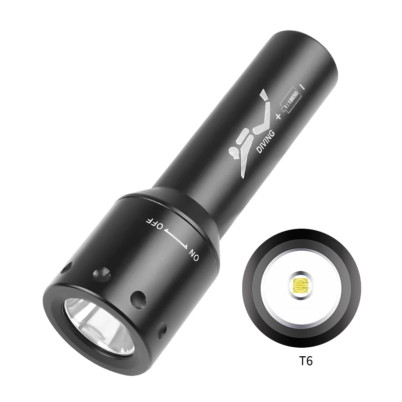 New T6 LED Diving Torch Long-R - Photography Of Lighting review and price