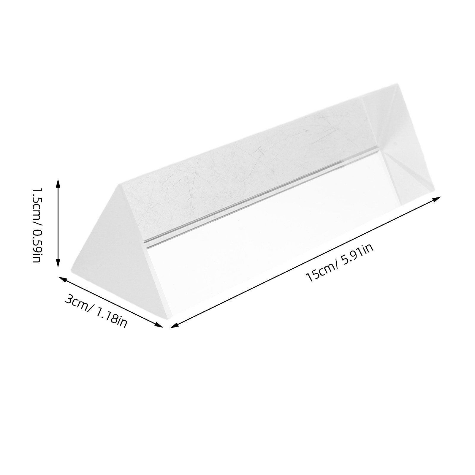 Optical Glass Triangular Prism - Lighting Glass Photography review and price