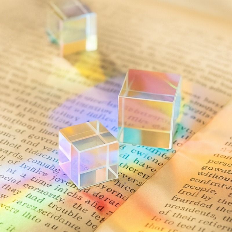 Glass Cube Dichroic Prism X-Cu - Lighting Glass Photography review and price