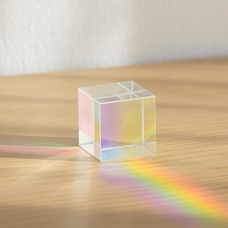 Glass Cube Dichroic Prism X-Cu - Lighting Glass Photography review and price
