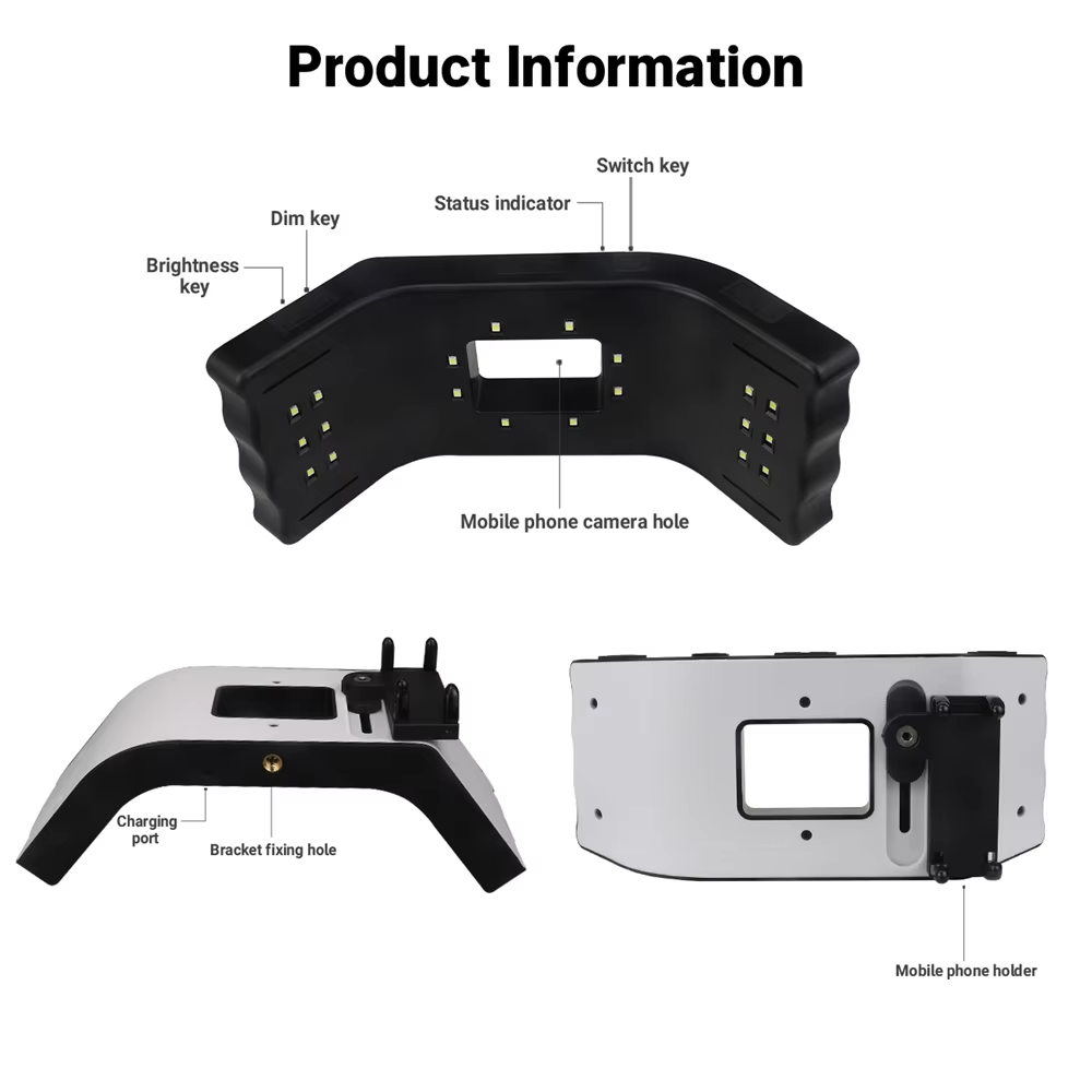 JUMTOP Dental Photography Ligh - Photography Lighting Led review and price